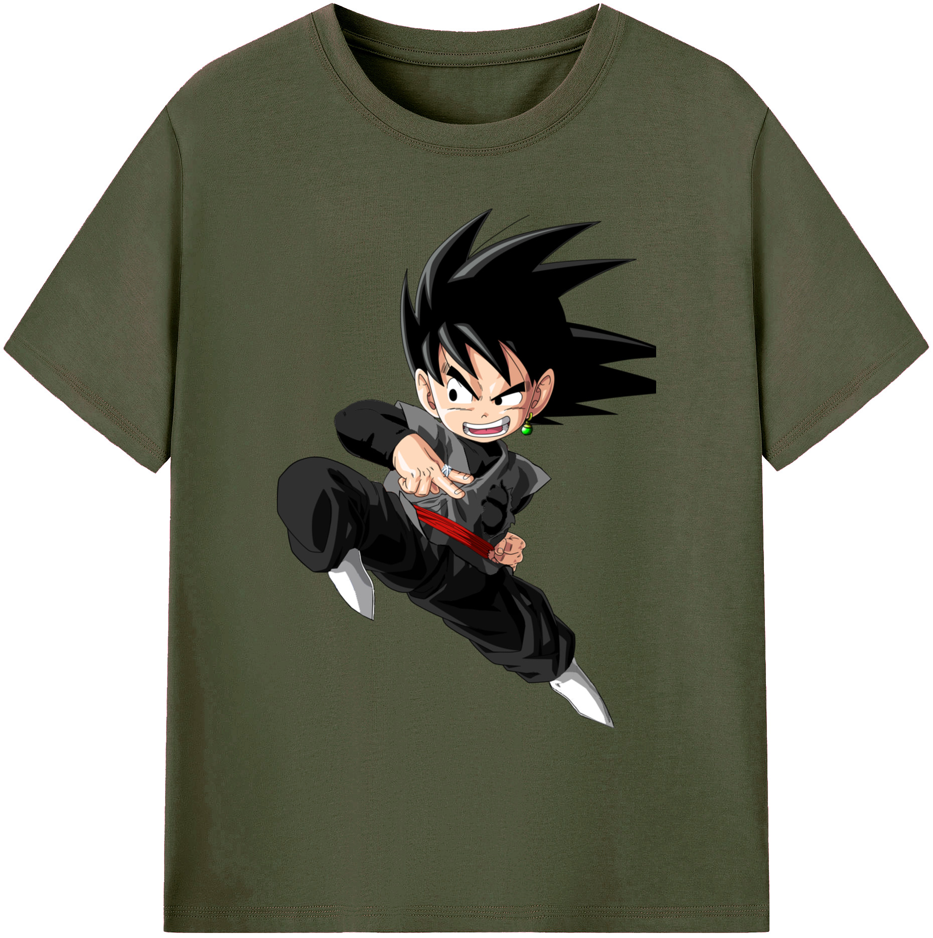 （画像用） ドラゴンボール 孫悟空（そん ごくう）Son Goku カカロット DRAGON BALL Kakarotto 綿100％ メンズ半袖Tシャツ｜肌触りやわらか＆通気性